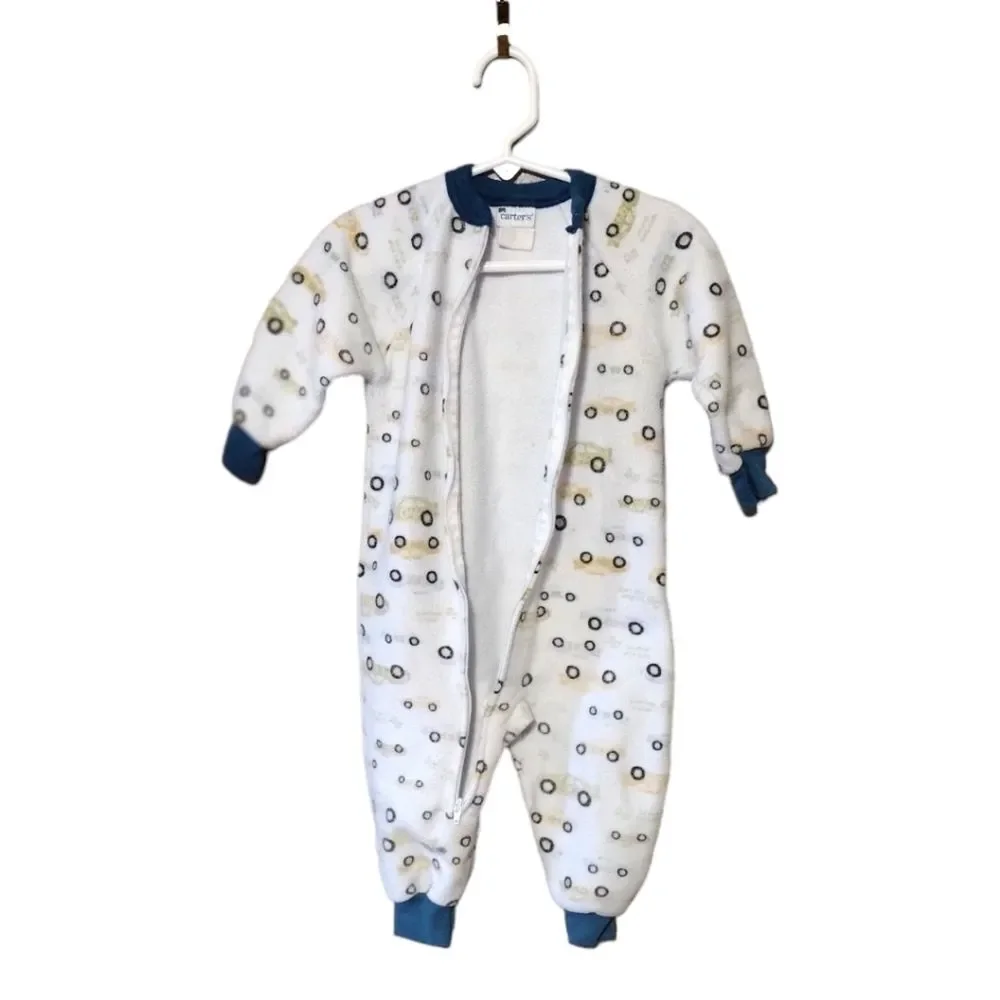 Look At The Measurements! Carter's Boy Bodysuit With Cars All Over Size 18 Month